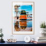 Wallity Cuadro Decorativo de Vidrio Templado Multicolor 30 x 45 cm